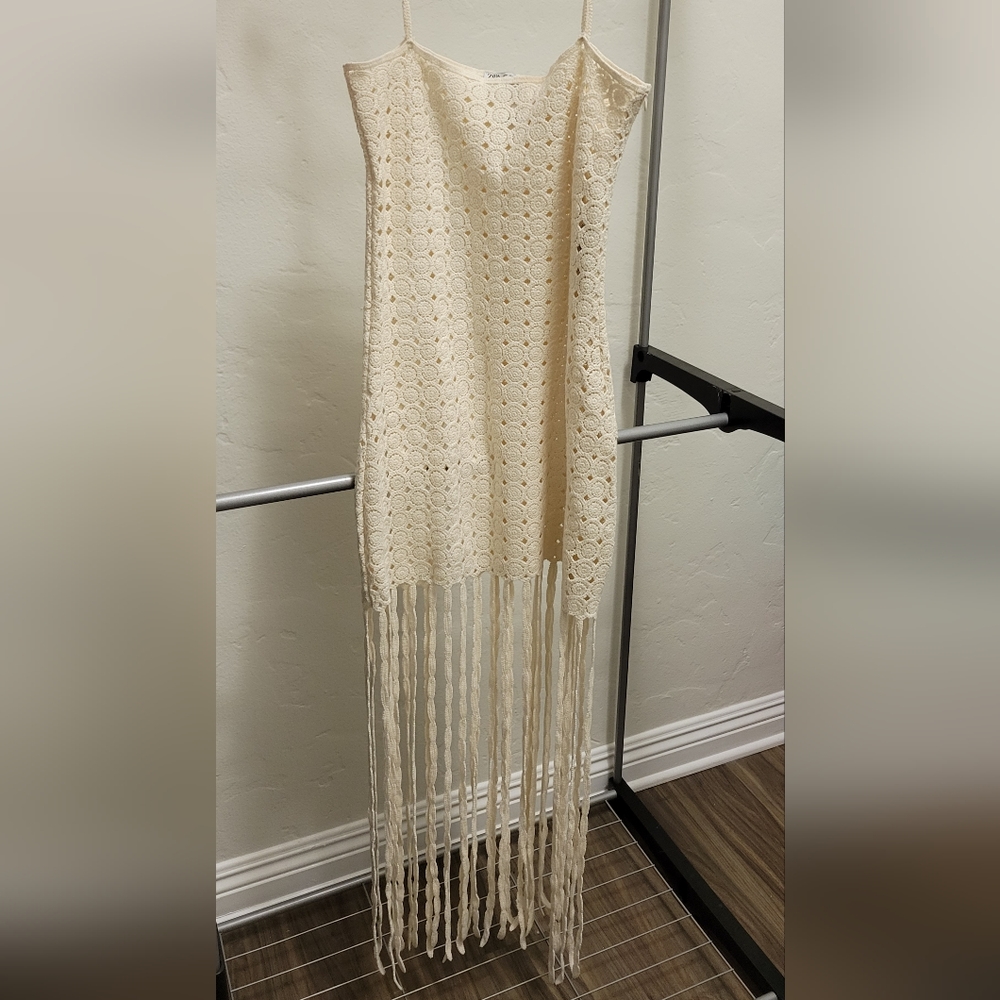 Zara Crochet Knit Dress